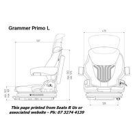 Grammer MSG75G Primo L Electric Air – 12V