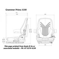 Grammer Primo XXM Mechanical Diagram