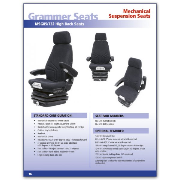 Grammer Msg85 Mechanical